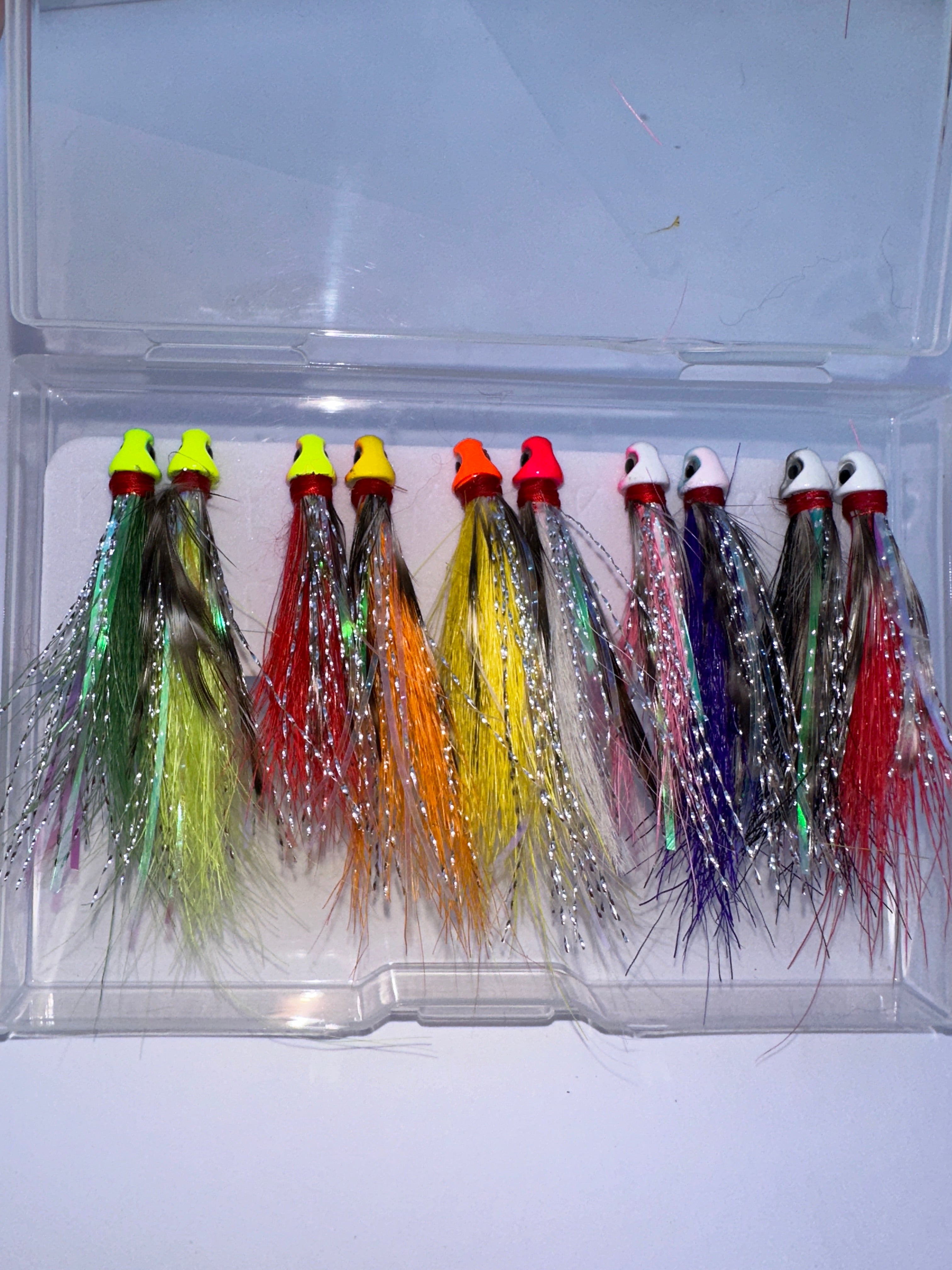 Outdoor Shack™ Premium Crappie Jig Kit 10pc Hand-Tied 1/16 oz Assorted - Panfish