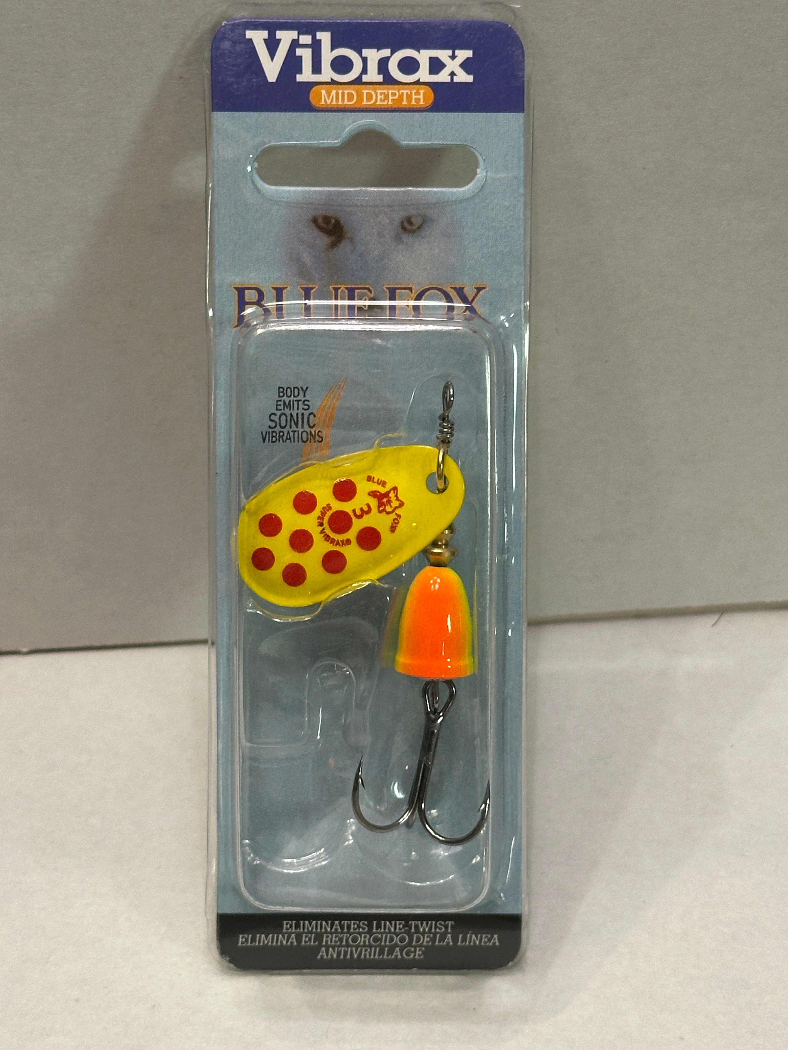 Blue Fox Vibrax Size #3 Inline Spinner Fishing Lure  - Various Colors