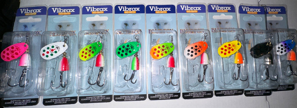 Blue Fox Vibrax Size #3 Inline Spinner Fishing Lure - Various Colors - Pick 2
