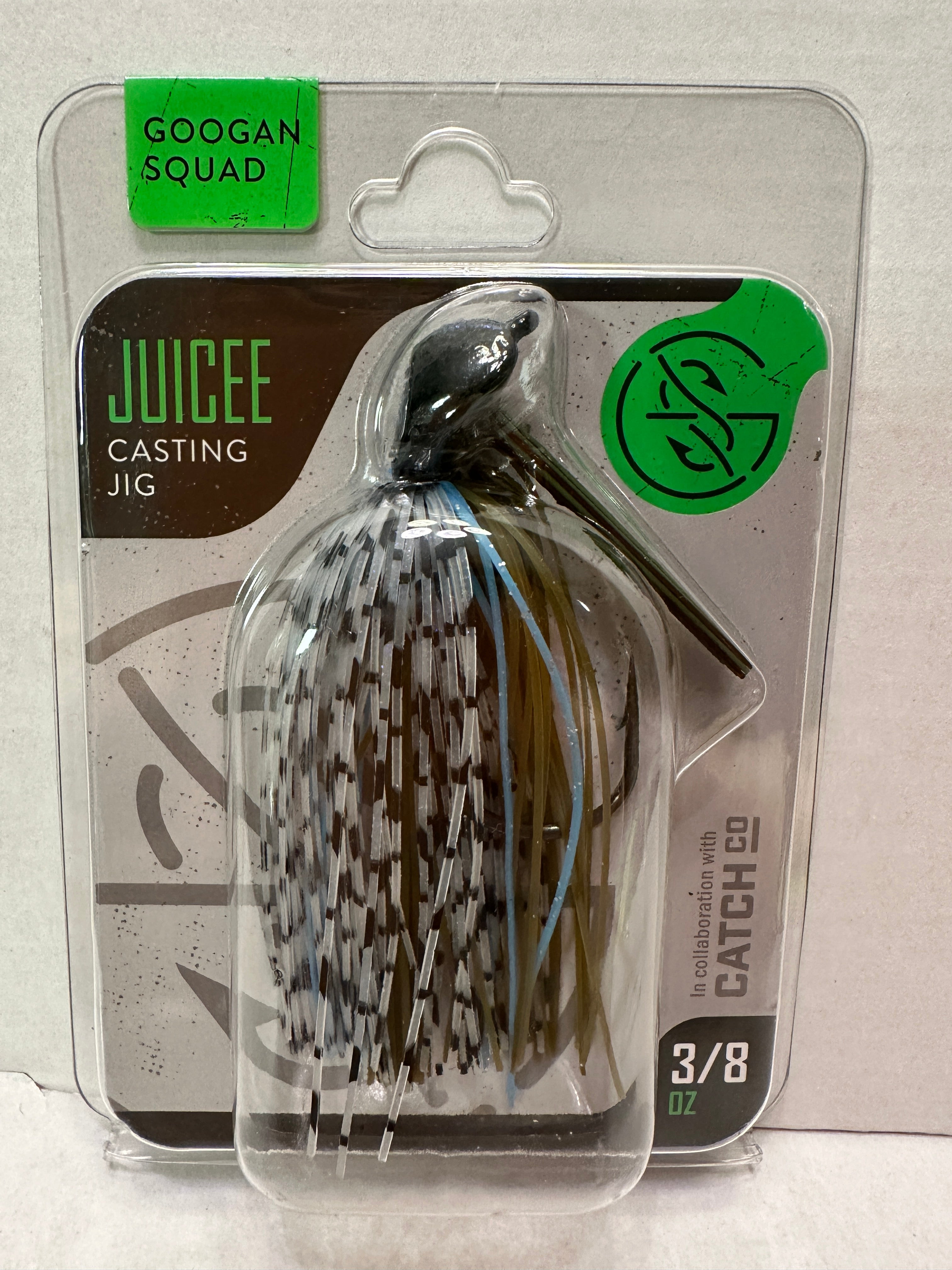 Googan Squad Juicee Casting Jig 3/8OZ Blue Craw & Cowboy Craw Colors NEW pick 2