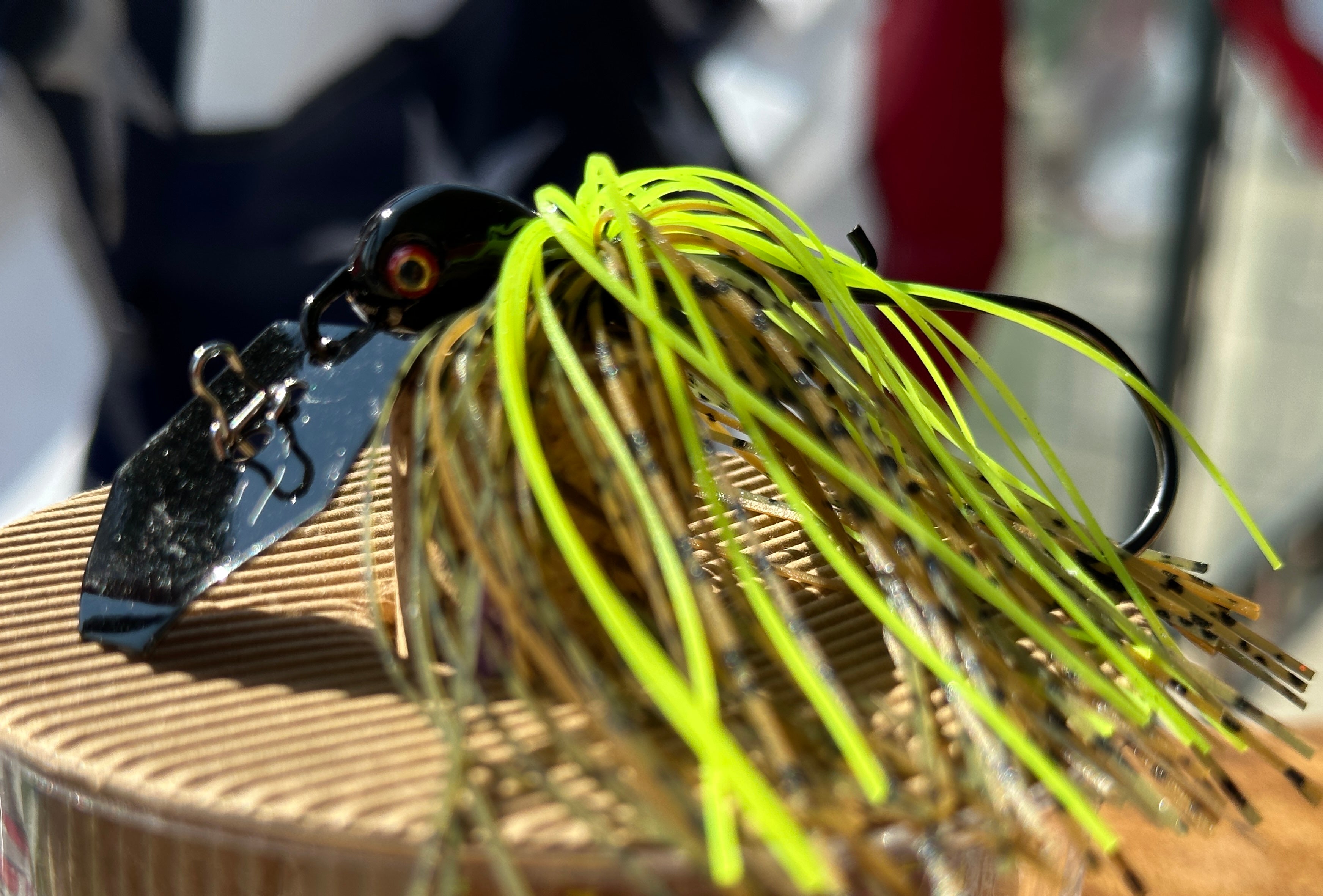 Vibrating Jig Screaming Thunderbird Bass Lure .65oz  Multiple Colors