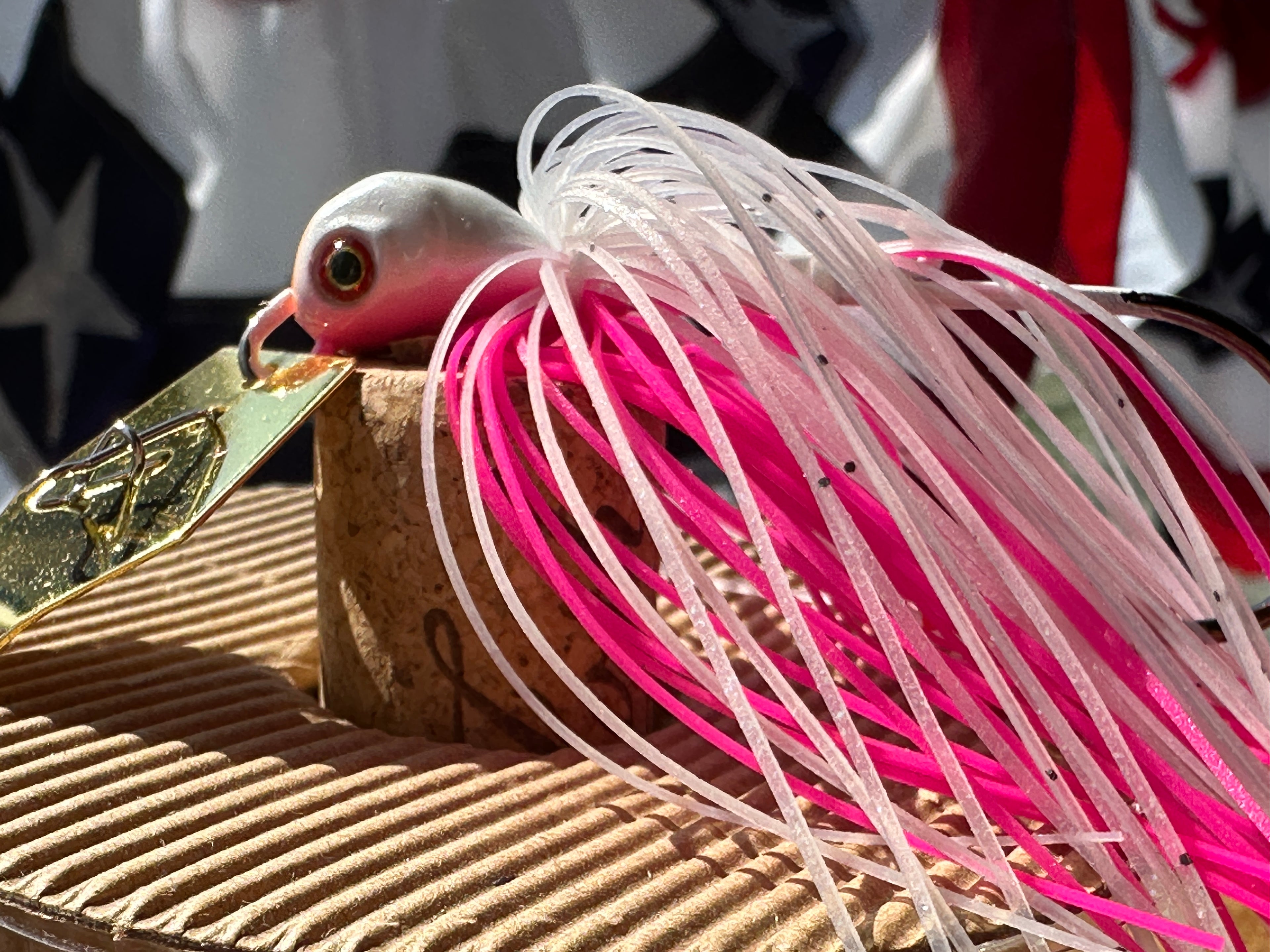 Vibrating Jig Screaming Thunderbird Bass Lure .65oz  Multiple Colors