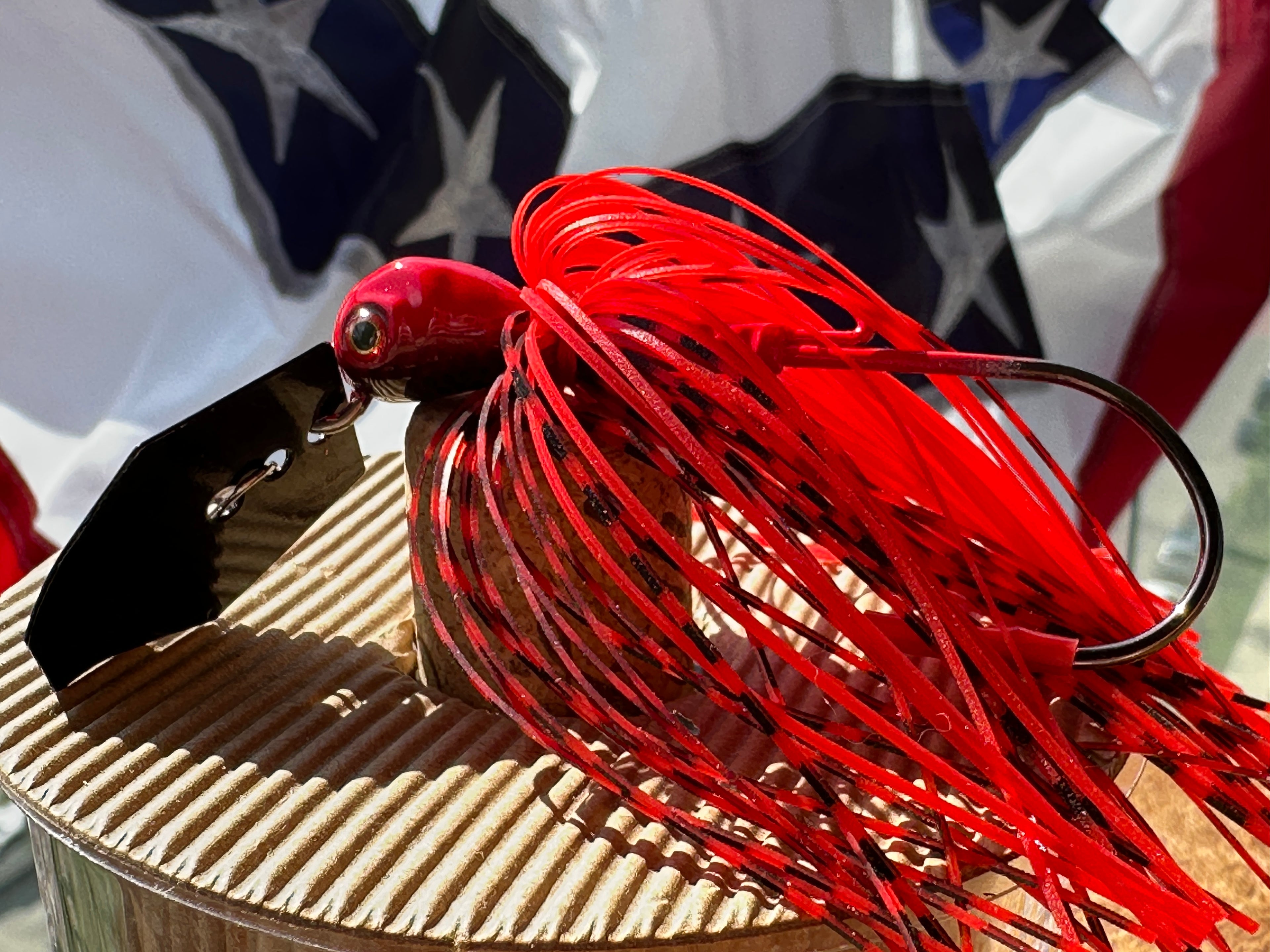 Vibrating Jig Screaming Thunderbird Bass Lure .65oz  Multiple Colors