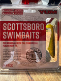 YUM Scottsboro Swimbaits 3.5" 6 Pack Paddle Tail Bass Lures - Choose Color