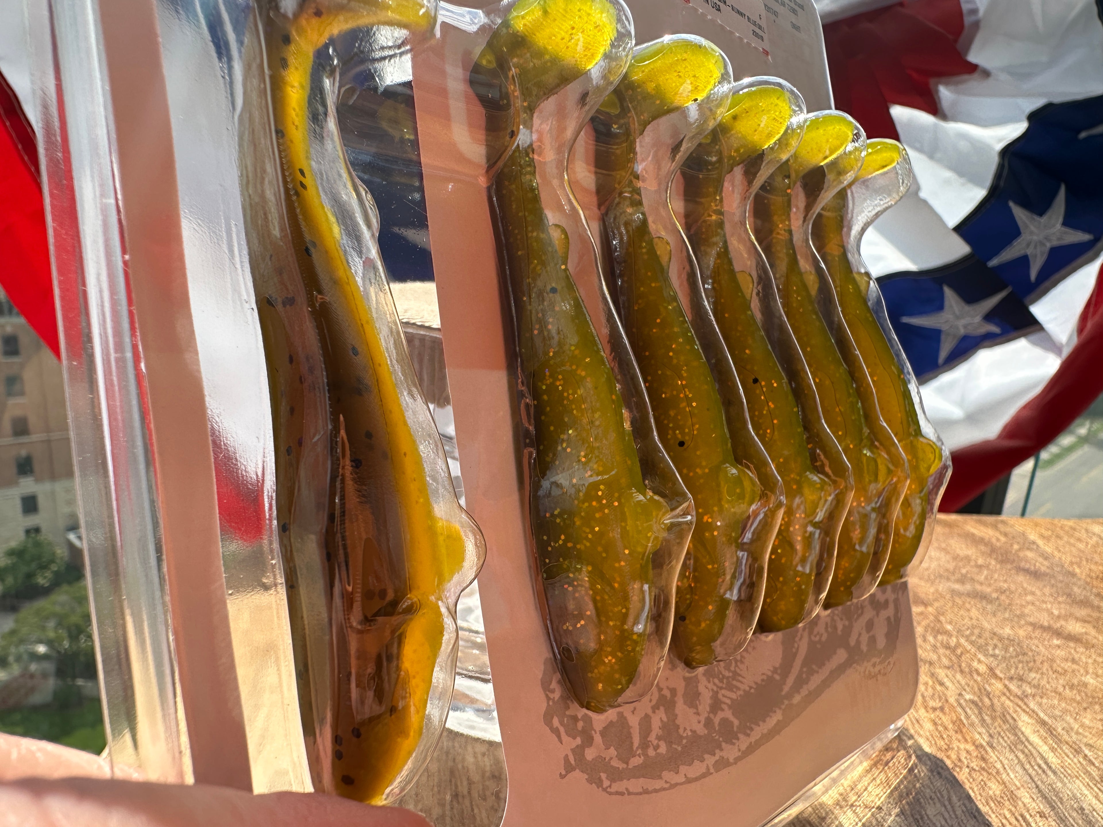 YUM Scottsboro Swimbaits 3.5" 6 Pack Paddle Tail Bass Lures - Choose Color