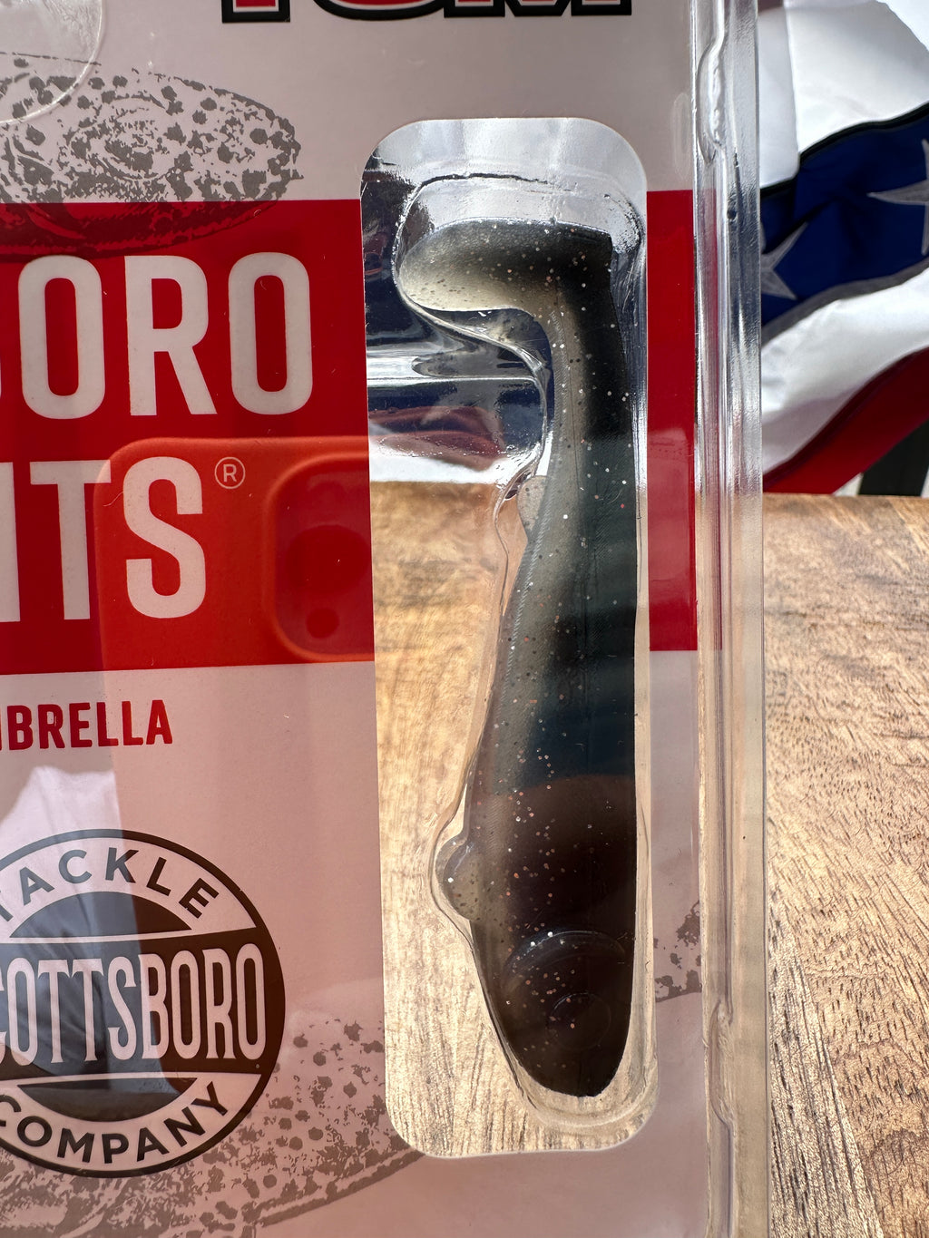 YUM Scottsboro Swimbaits 4.5" Black BK Shad 6 Pack Paddle Tail Bass Lures