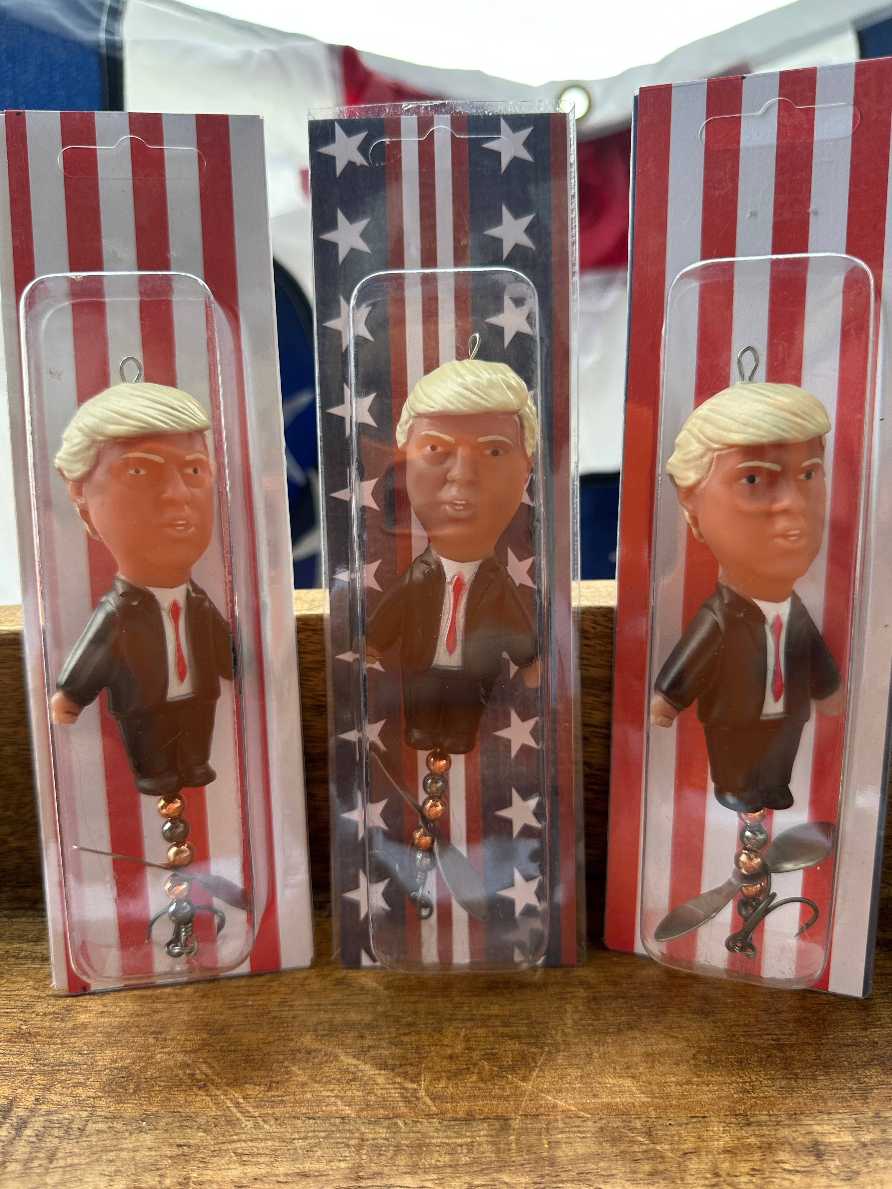 President Trump Fishing Lure Topwater Buzzbait Novelty Bass Gift Funny MAGA