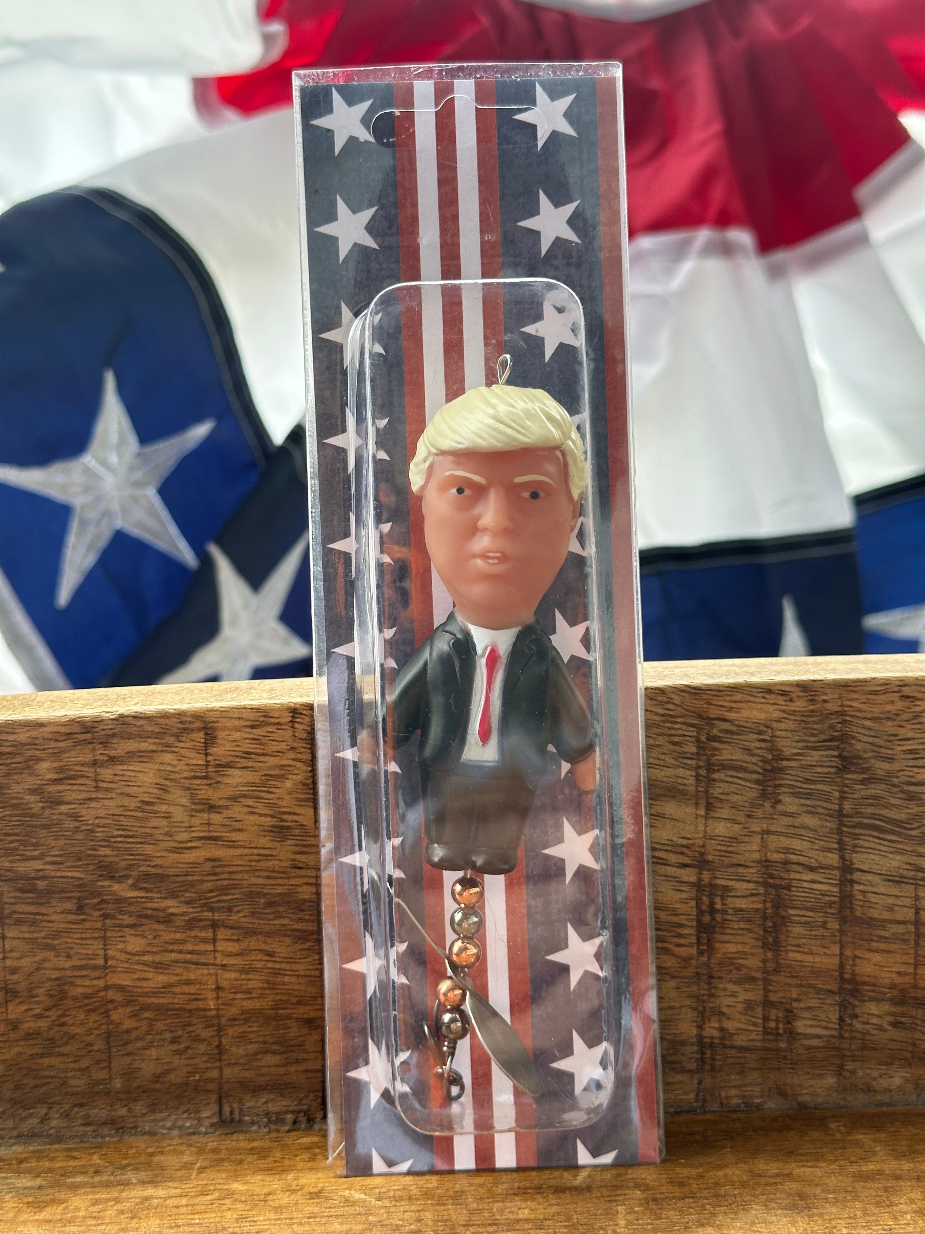President Trump Fishing Lure Topwater Buzzbait Novelty Bass Gift Funny MAGA