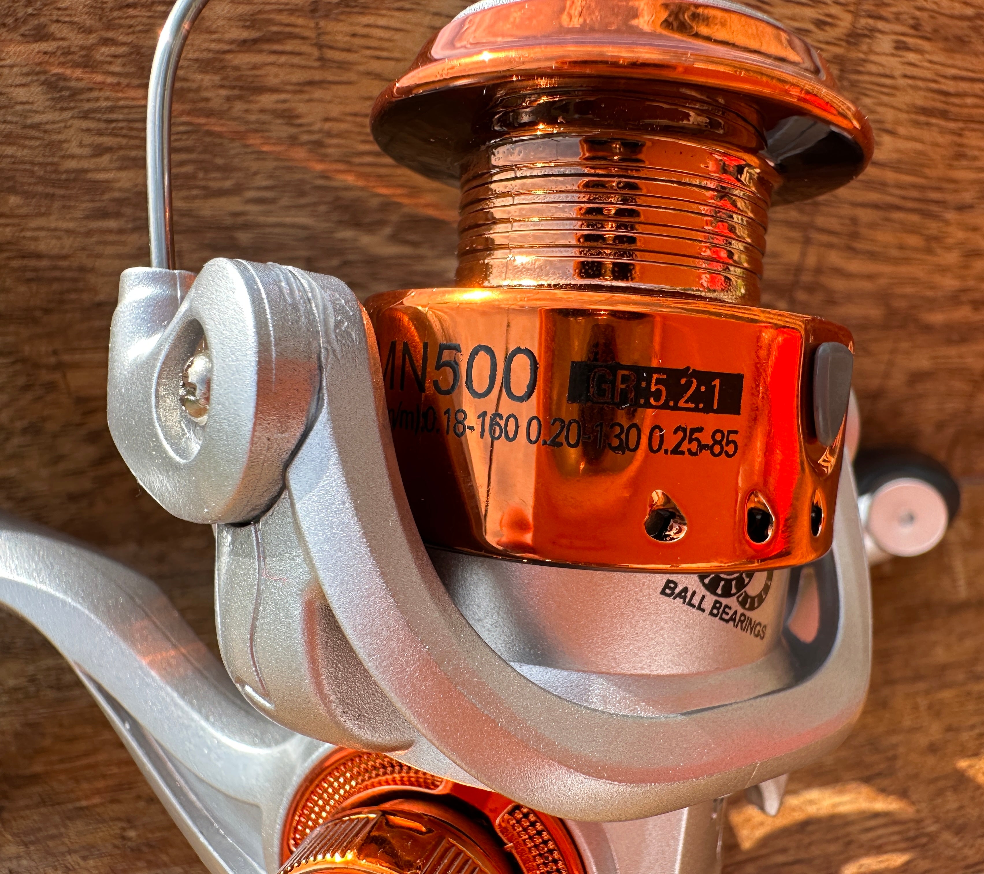 AoQiusite MN500 Spinning Reel 5.2:1 Gear Ratio Ultralight Right/Left Hand - New
