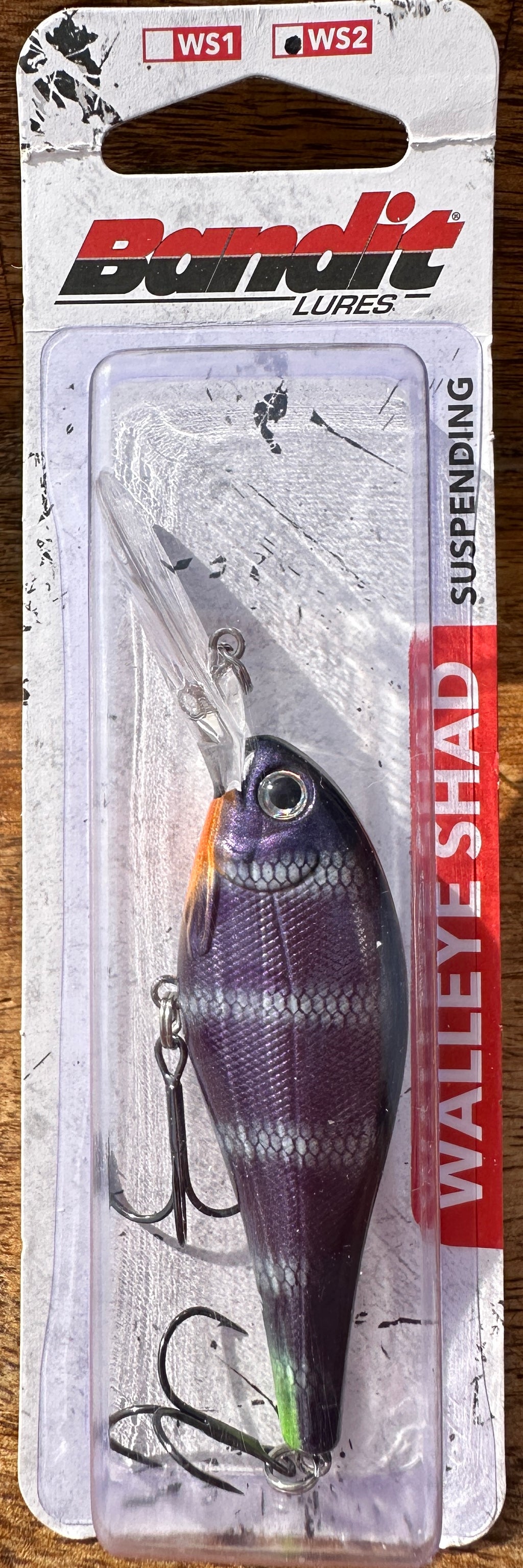 Bandit Suspending Walleye Shad WS2 Crankbait 8-10 Ft NEW