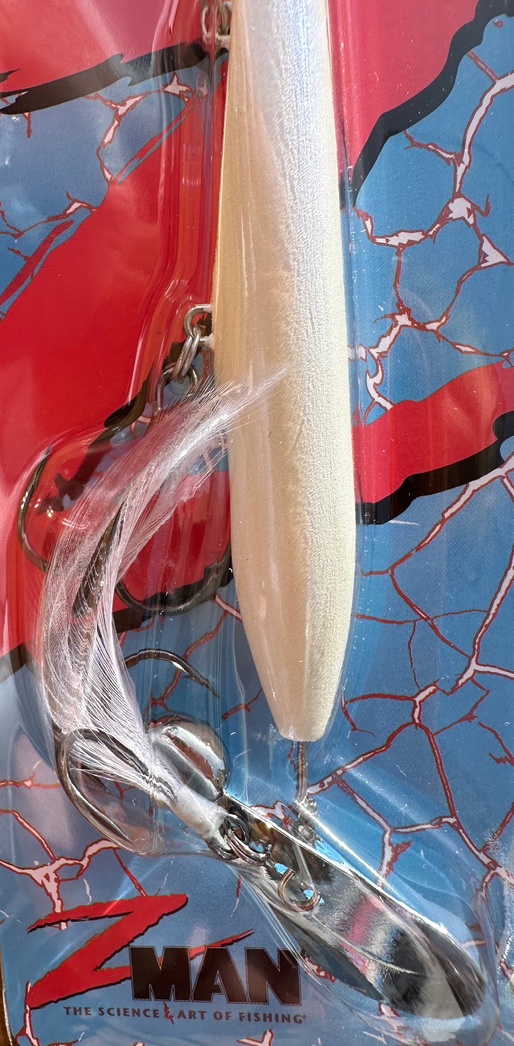 Z-Man HellraiZer Tail Blade Topwater Bait – Snow
