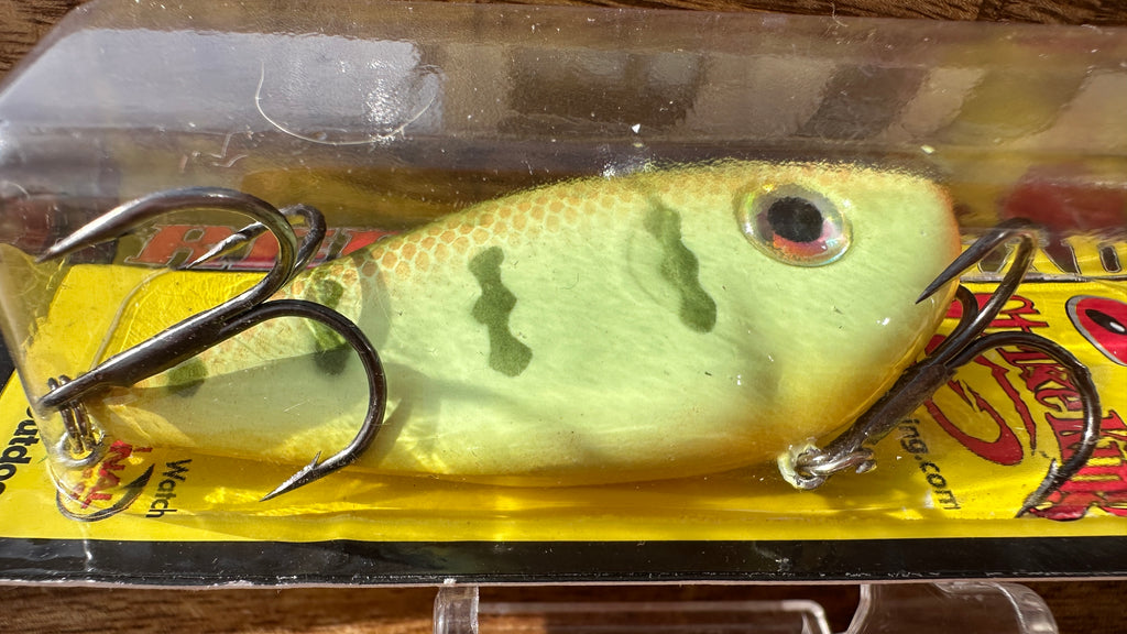 Strike King Red Eyed Shad 3/4 oz Lipless Crankbait Chartreuse Perch