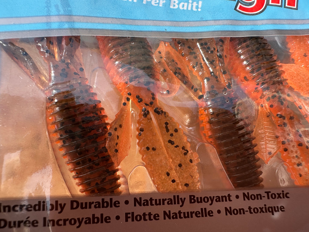 Z-Man TRD BugZ 2.75" Green Pumpkin Orange 6 Pack ElaZtech Ned Rig Soft Baits
