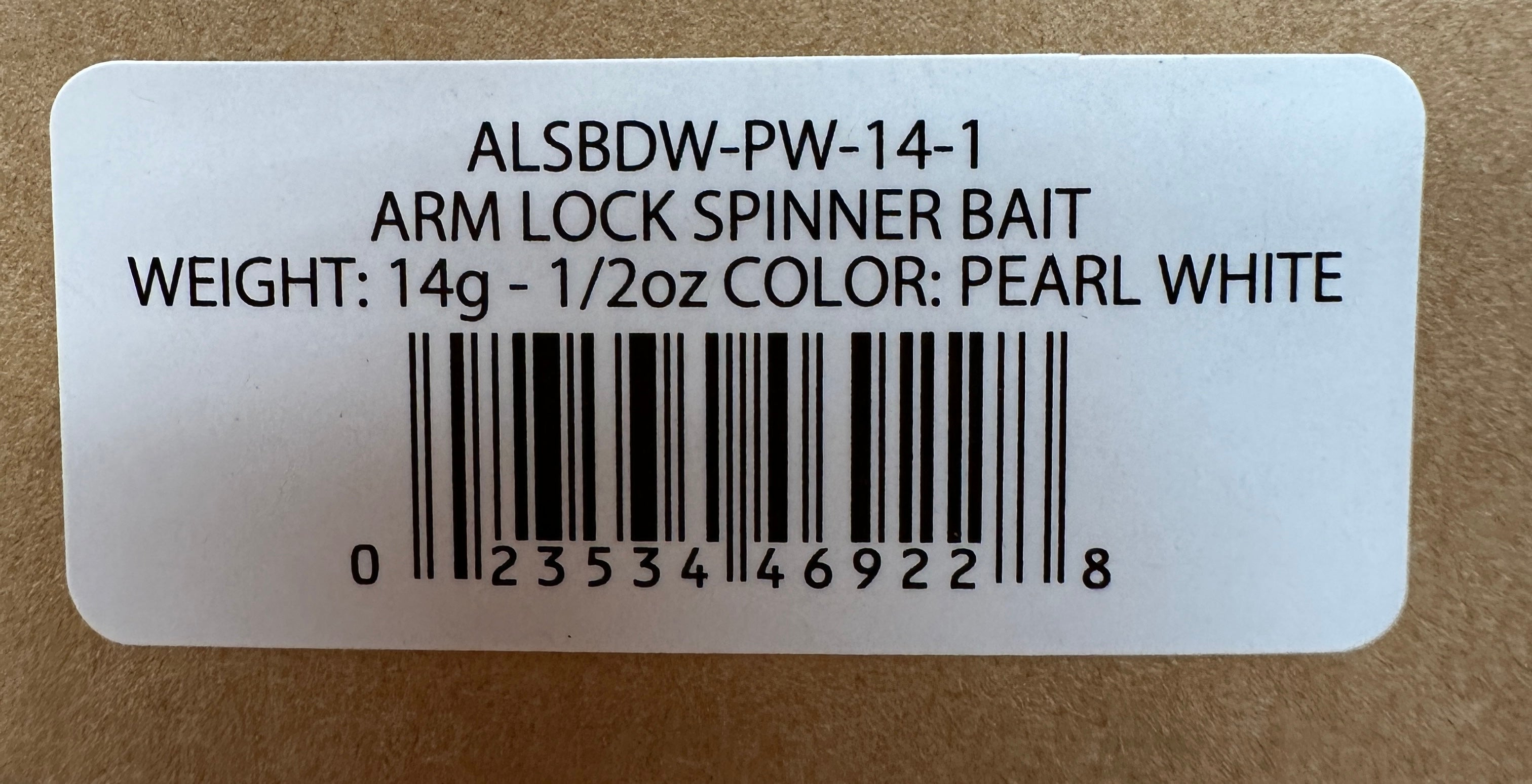 Mustad Arm Lock Spinnerbait – Pearl White – 1/2 oz (14g)