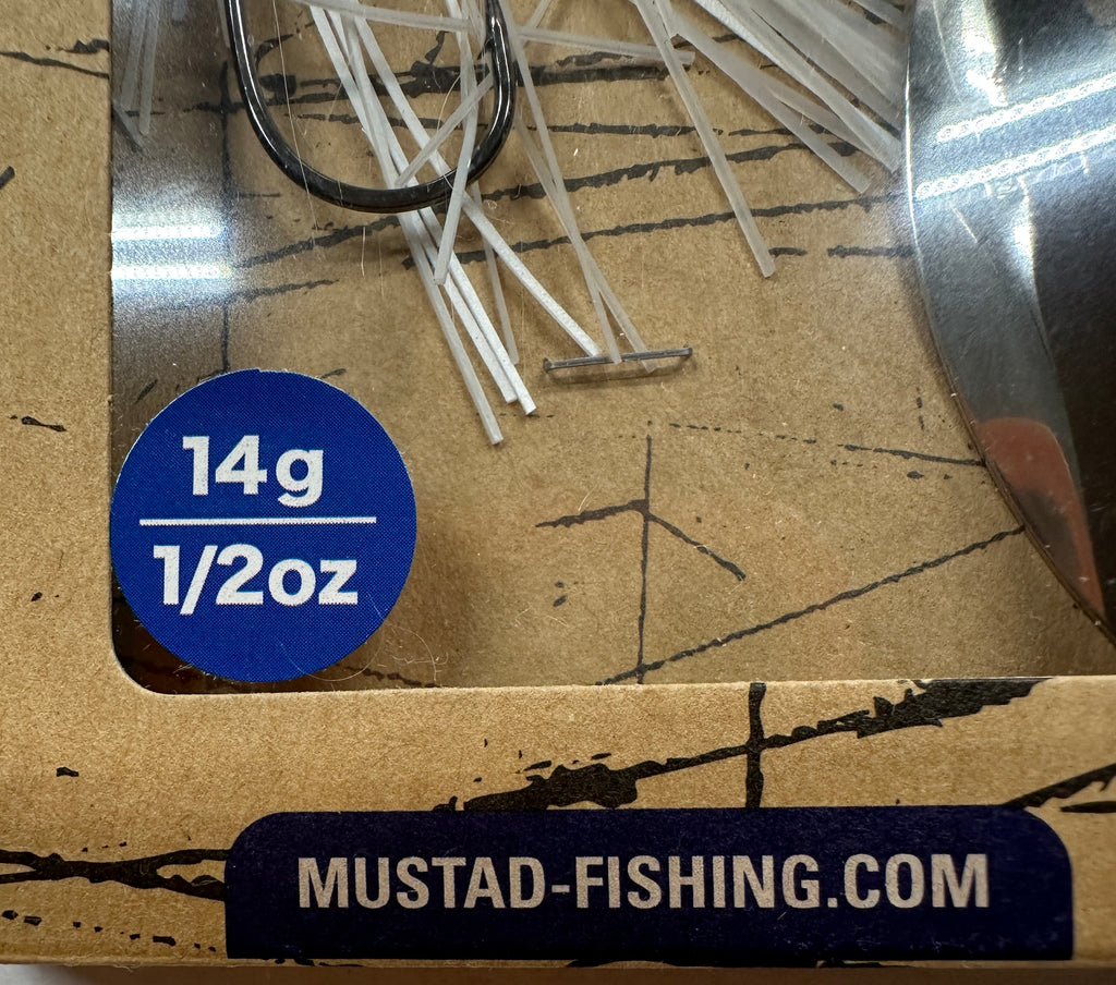 Mustad Arm Lock Spinnerbait – Pearl White – 1/2 oz (14g)