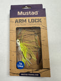 Mustad Arm Lock Spinnerbait 7g 1/4 oz Chartreuse White Double Willow Bass Pike