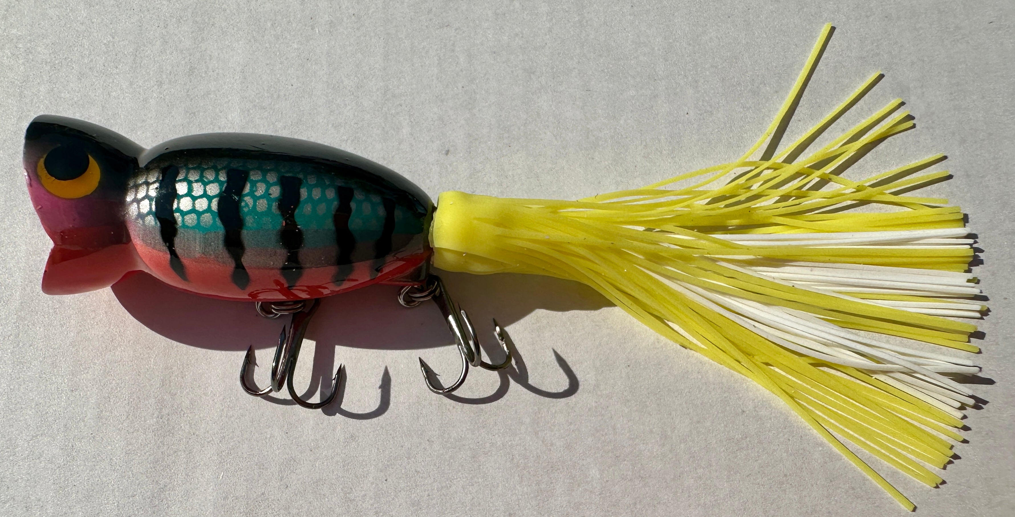 Hula Popper Topwater Bass Fishing Lure 3" Floating Popper Choose Color
