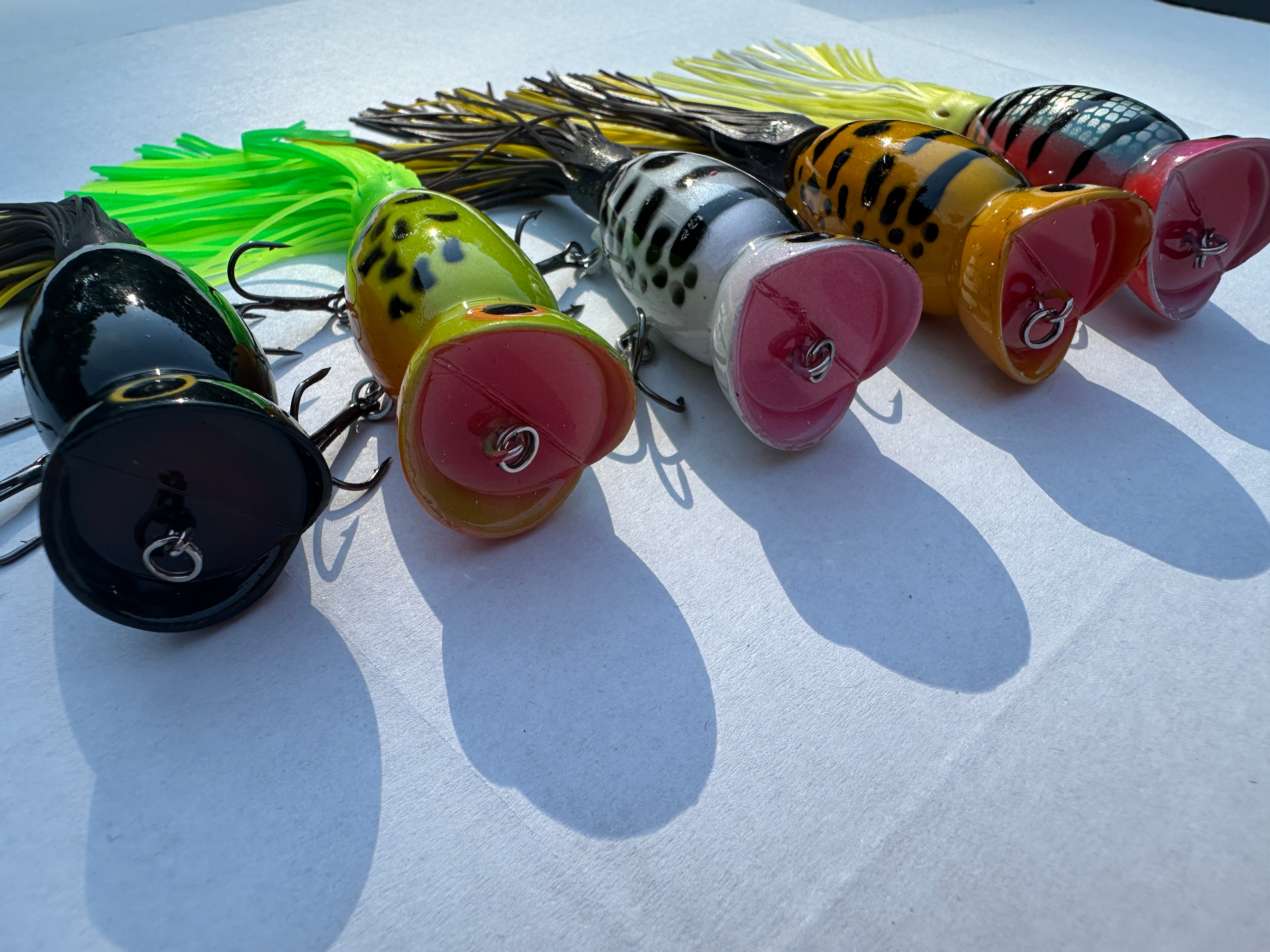 Hula Popper Topwater Bass Fishing Lure 3" Floating Popper Choose Color