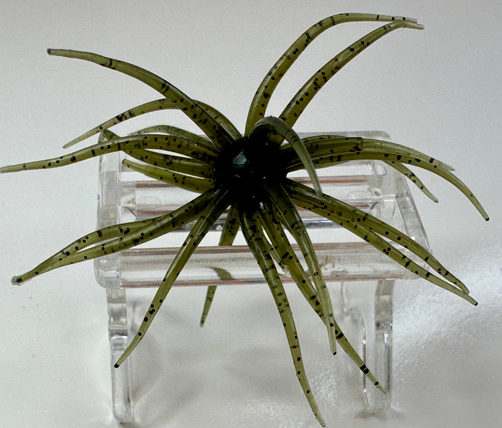 Small Urchin Soft Fishing Lure Green Pumpkin Bass Crappie Walleye Finesse