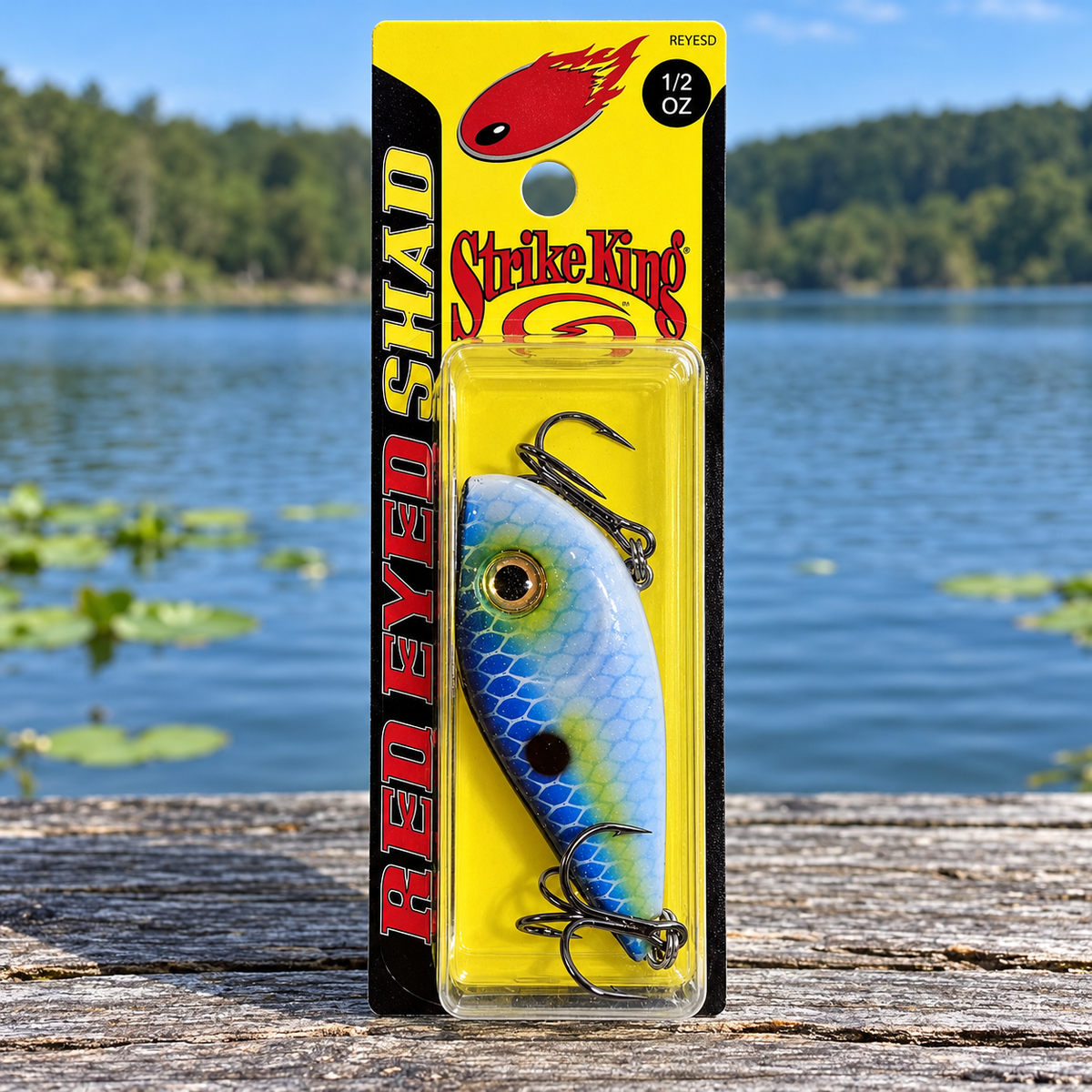 Strike King Red Eyed Shad 1/2 oz Lipless Crankbait | Juicy Shad | The Outdoor Shack