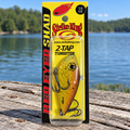 Strike King Red Eyed Shad Tungsten 2-Tap 1/2 oz Bully - full retail package on a dock
