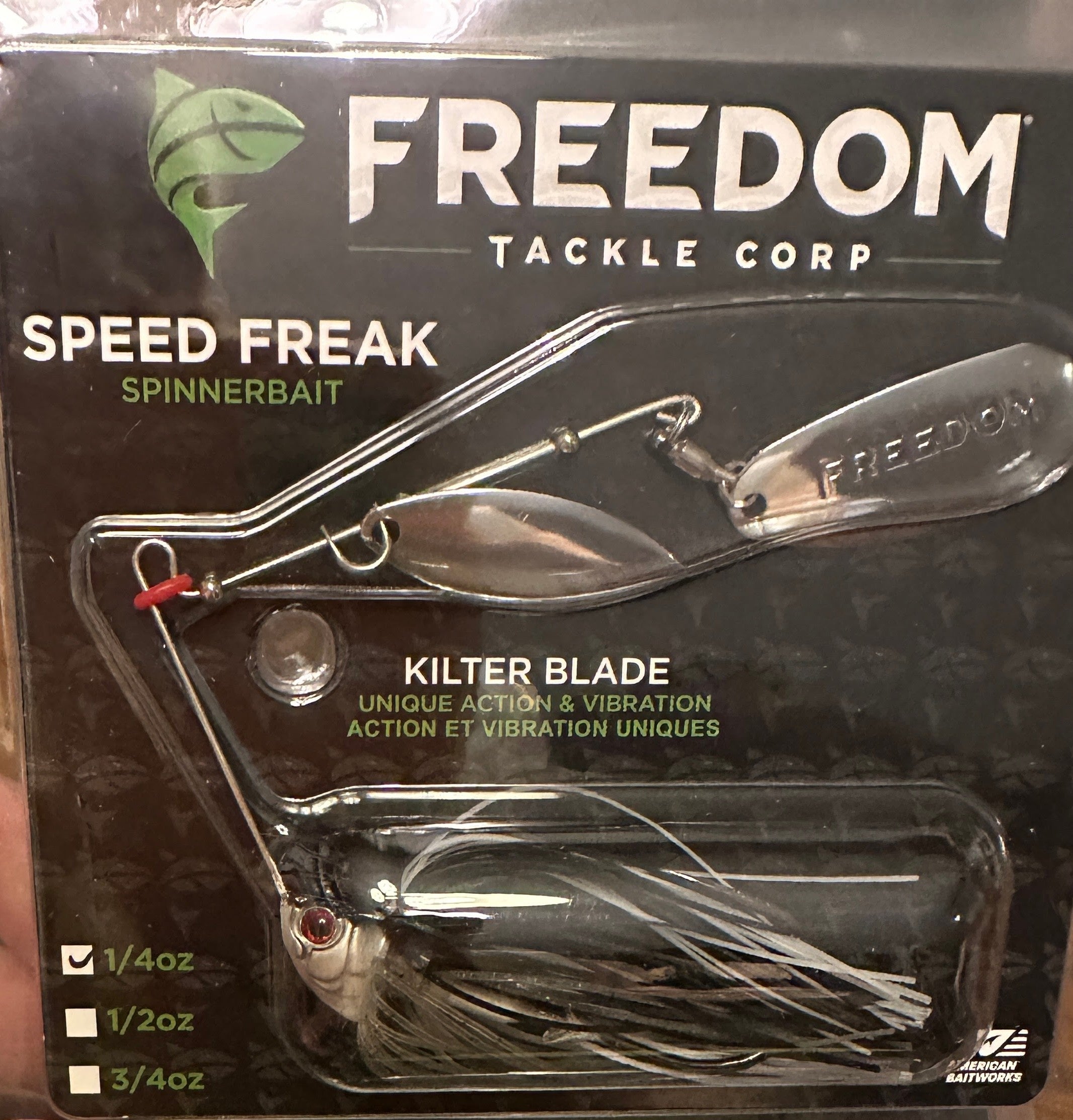 Freedom Tackle Speed Freak Spinnerbait Kilter Blade Bass Lure Pick: Color/Weight