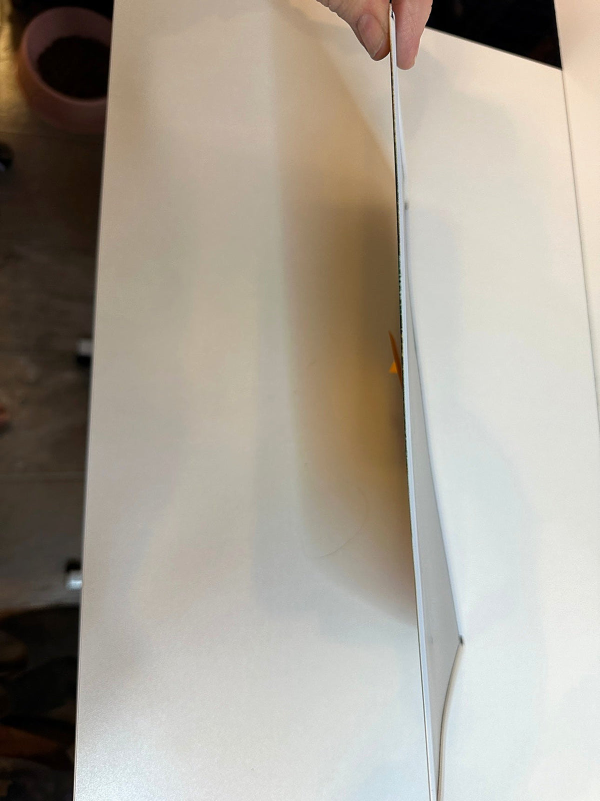 Smokey Be Careful With Fire Tin Sign — BENT (Discounted)
