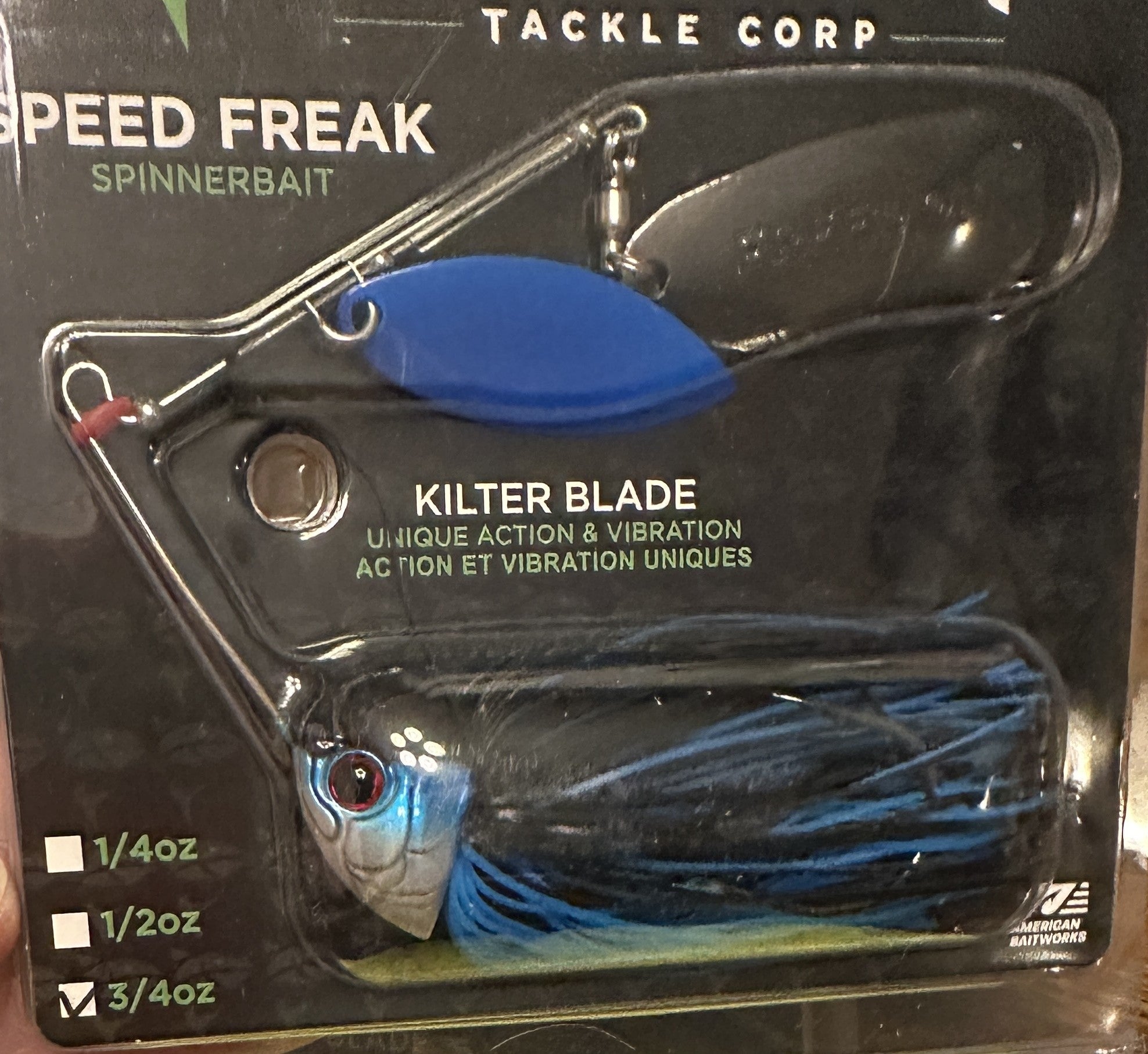 Freedom Tackle Speed Freak Spinnerbait Kilter Blade Bass Lure Pick: Color/Weight