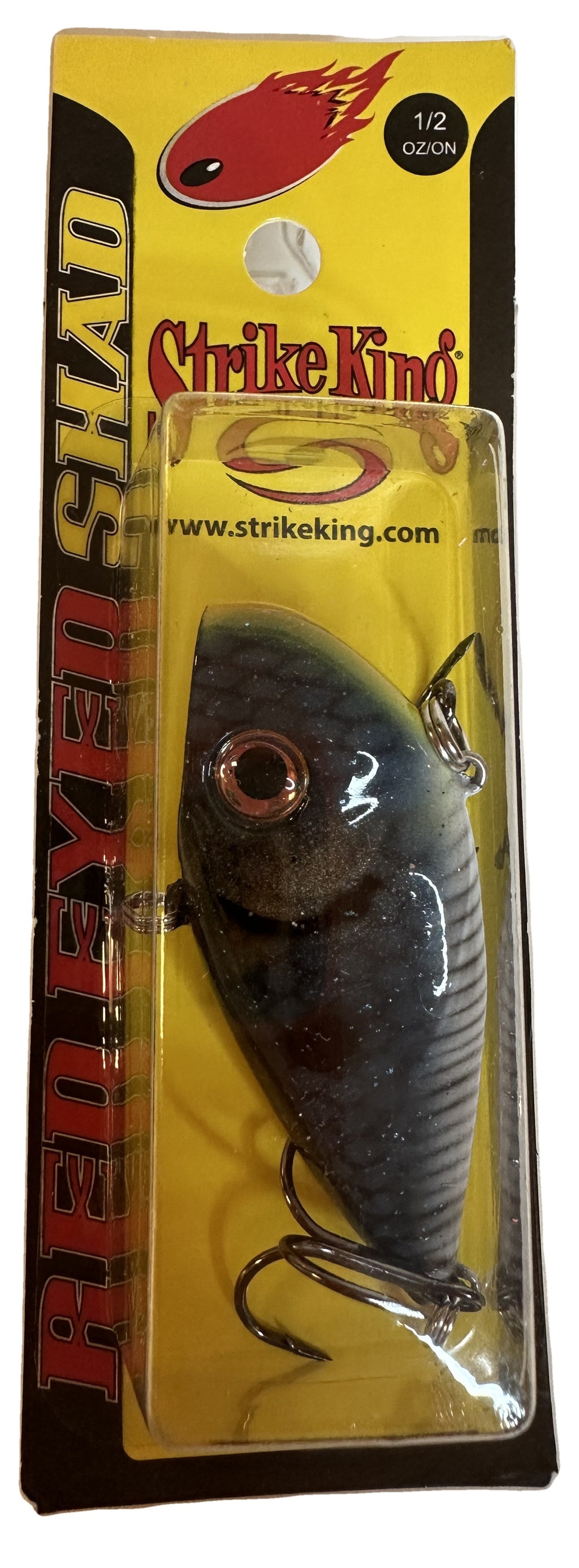 Strike King Red Eyed Shad 1/2 oz Bleu Shad - package front