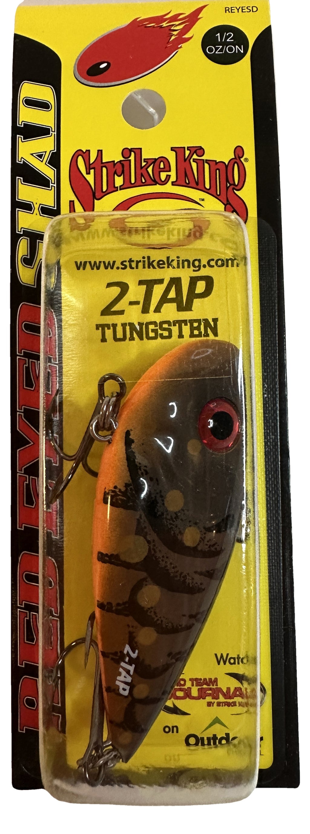 Strike King Red Eyed Shad Tungsten 2-Tap 1/2 oz Lipless Crankbait | Brown Craw | The Outdoor Shack