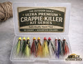Outdoor Shack™ Premium Crappie Jig Kit 10pc Hand-Tied 1/16 oz Assorted - Panfish