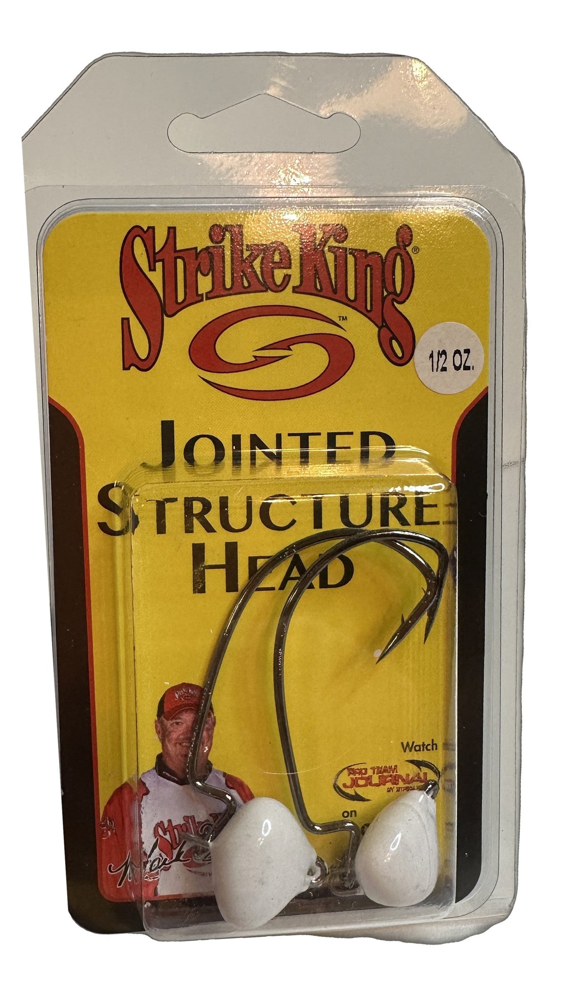 Strike King Jointed Structure Head 1/2 oz Jig Head | White | The Outdoor Shack