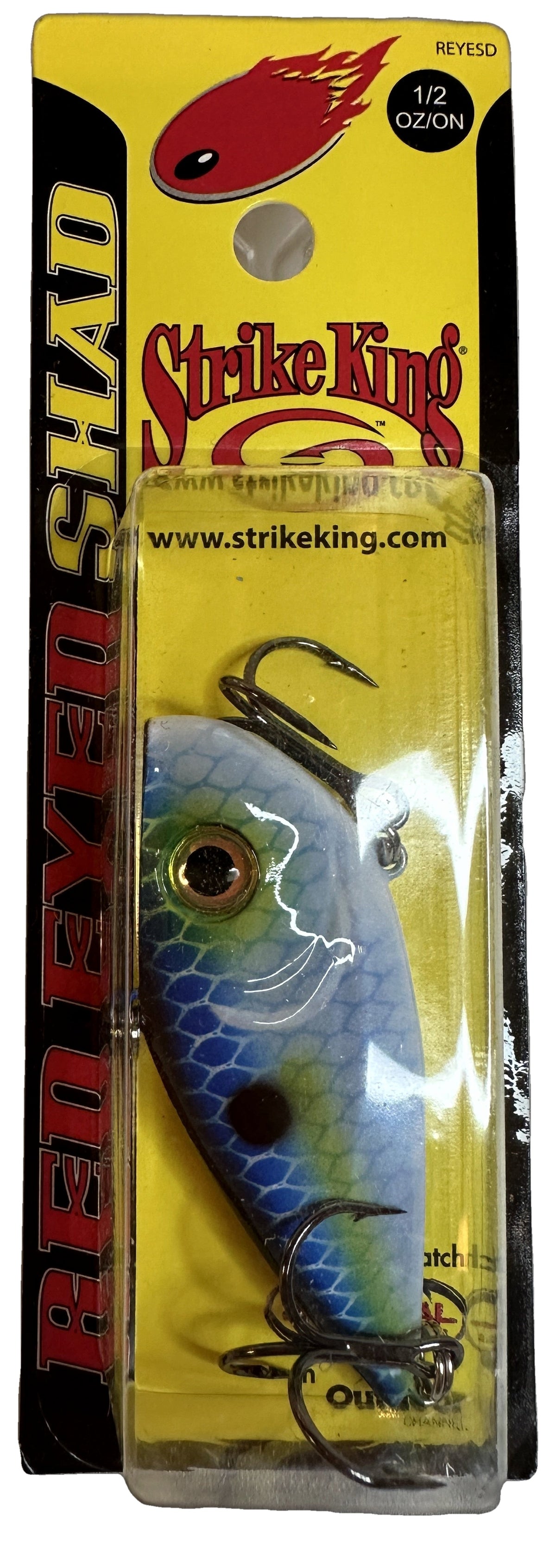 Strike King Red Eyed Shad 1/2 oz Lipless Crankbait | Juicy Shad | The Outdoor Shack