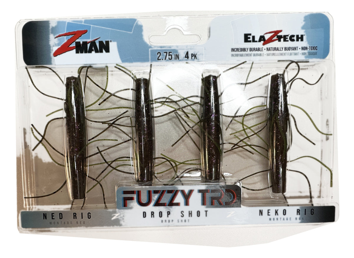 Z-Man Fuzzy TRD 2.75" Finesse Bait 4-Pack | ElaZtech | The Outdoor Shack