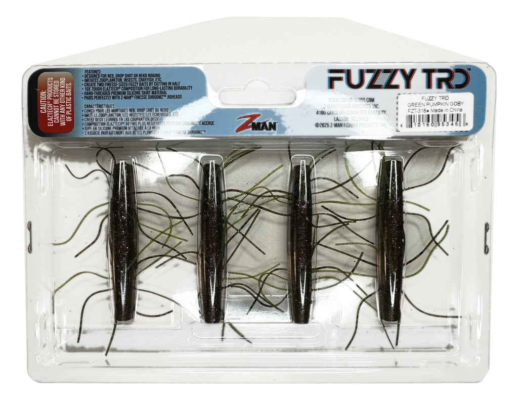 Z-Man Fuzzy TRD 2.75" Finesse Bait 4-Pack | ElaZtech | The Outdoor Shack