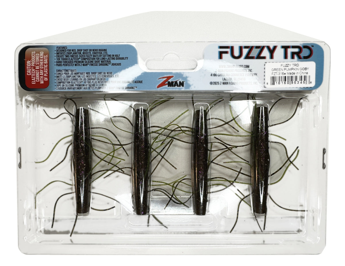 Z-Man Fuzzy TRD 2.75" Finesse Bait 4-Pack | ElaZtech | The Outdoor Shack