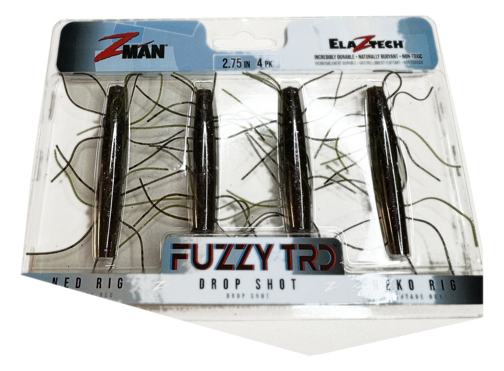 Z-Man Fuzzy TRD 2.75" Finesse Bait 4-Pack | ElaZtech | The Outdoor Shack