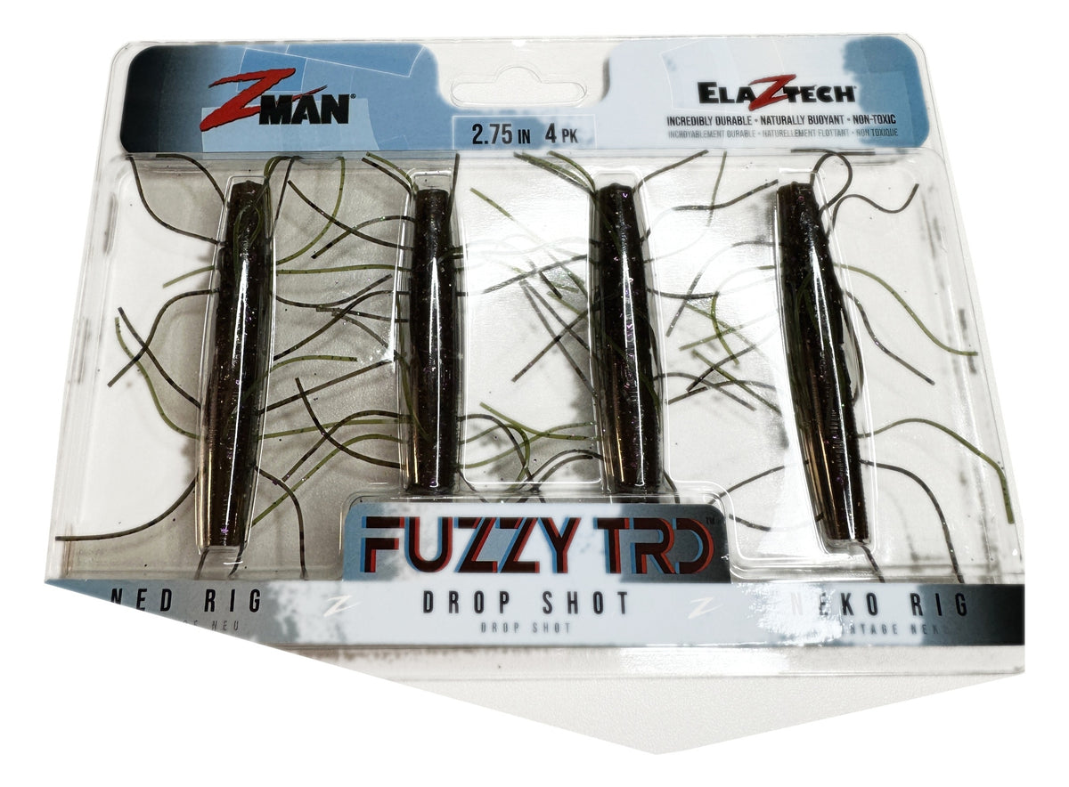 Z-Man Fuzzy TRD 2.75" Finesse Bait 4-Pack | ElaZtech | The Outdoor Shack
