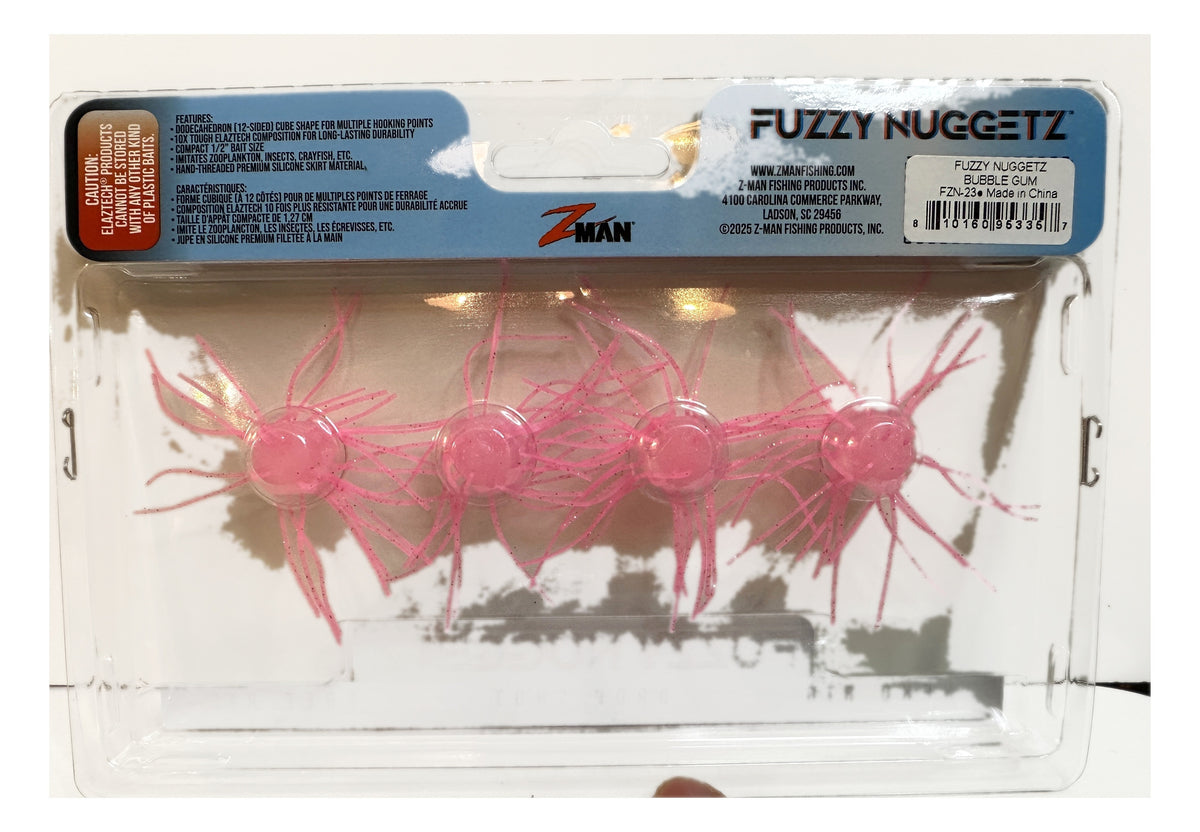 Z-Man Fuzzy Nuggetz 0.5" Cube Bait 4-Pack | ElaZtech | The Outdoor Shack