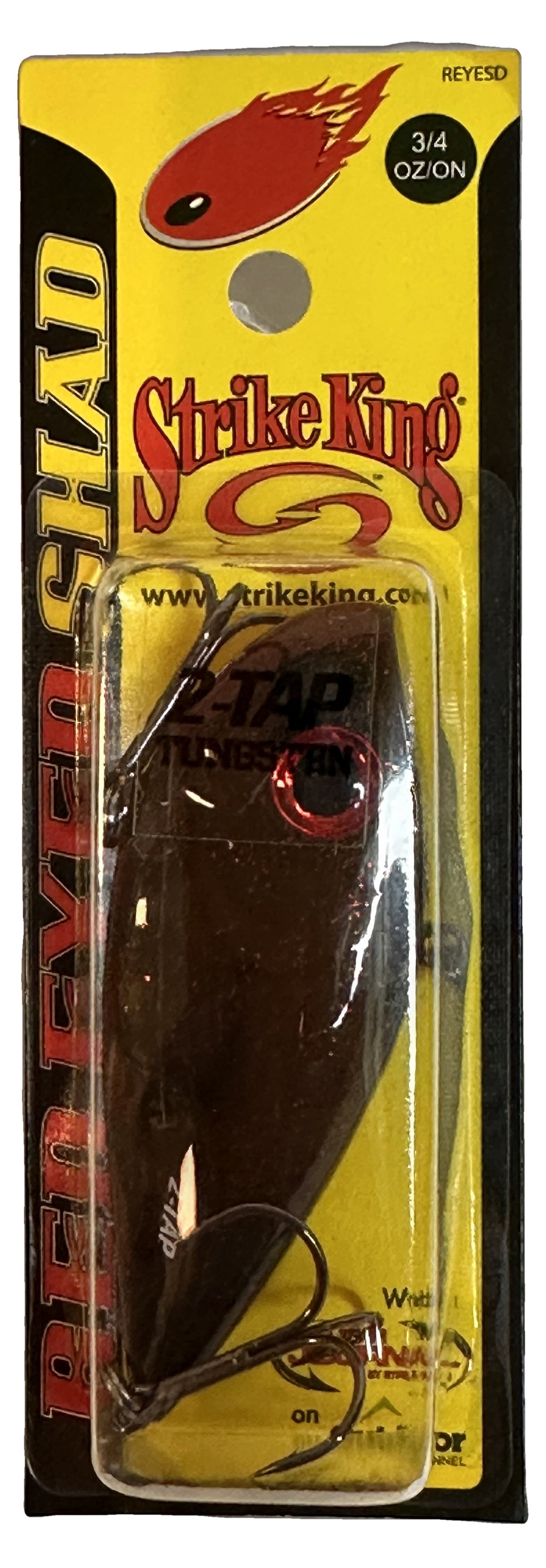 Strike King Red Eyed Shad Tungsten 2-Tap 3/4 oz Lipless Crankbait | Phantom Watermelon Red Craw | The Outdoor Shack