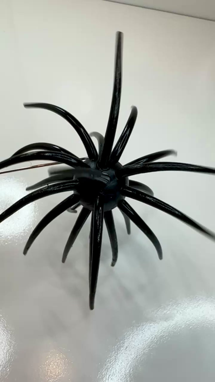 25mm Urchin Onyx Black Pepper Flake Floating TPE Soft Bait