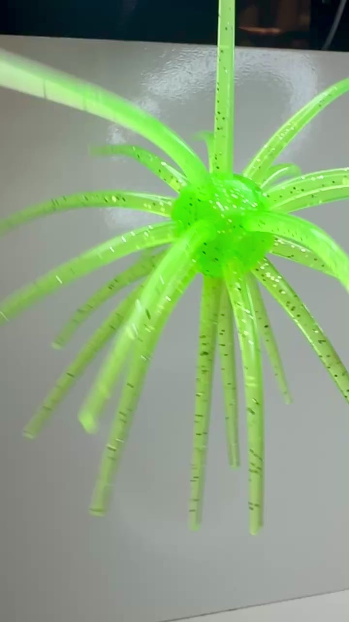 20mm TPE Urchin Style Soft Baits 2 Pack Choose Color Bass Fishing