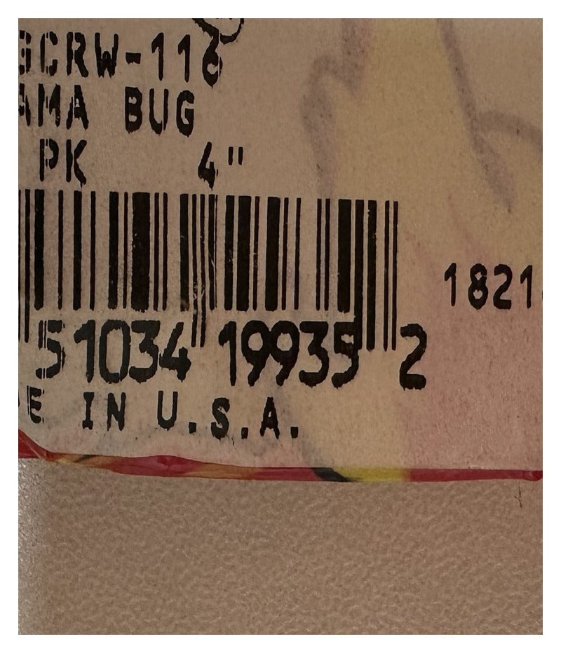 Rage Craw bag - barcode detail