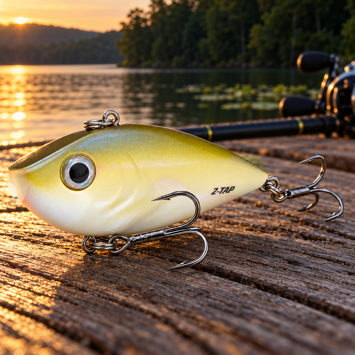 Strike King Red Eyed Shad Tungsten 2-Tap 3/4 oz Lipless Crankbait | The Shizzle | The Outdoor Shack