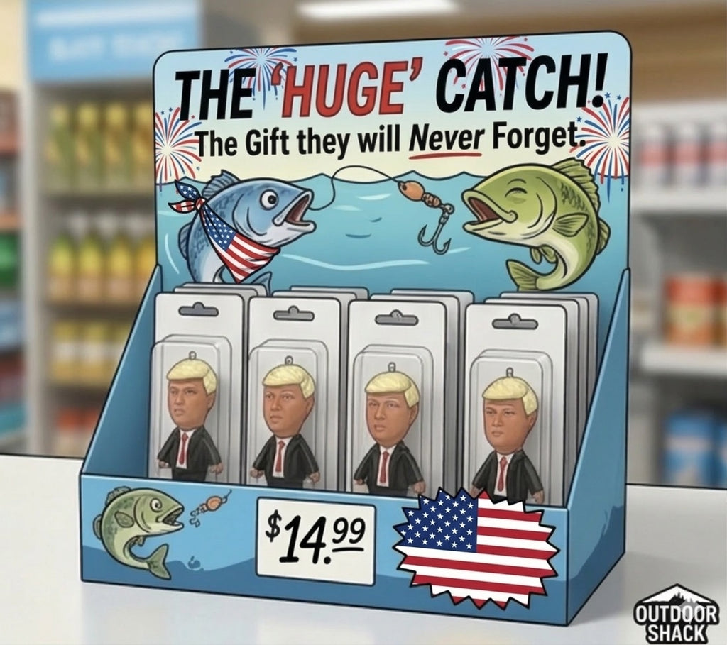 President Trump Fishing Lure Topwater Buzzbait Novelty Bass Gift Funny MAGA