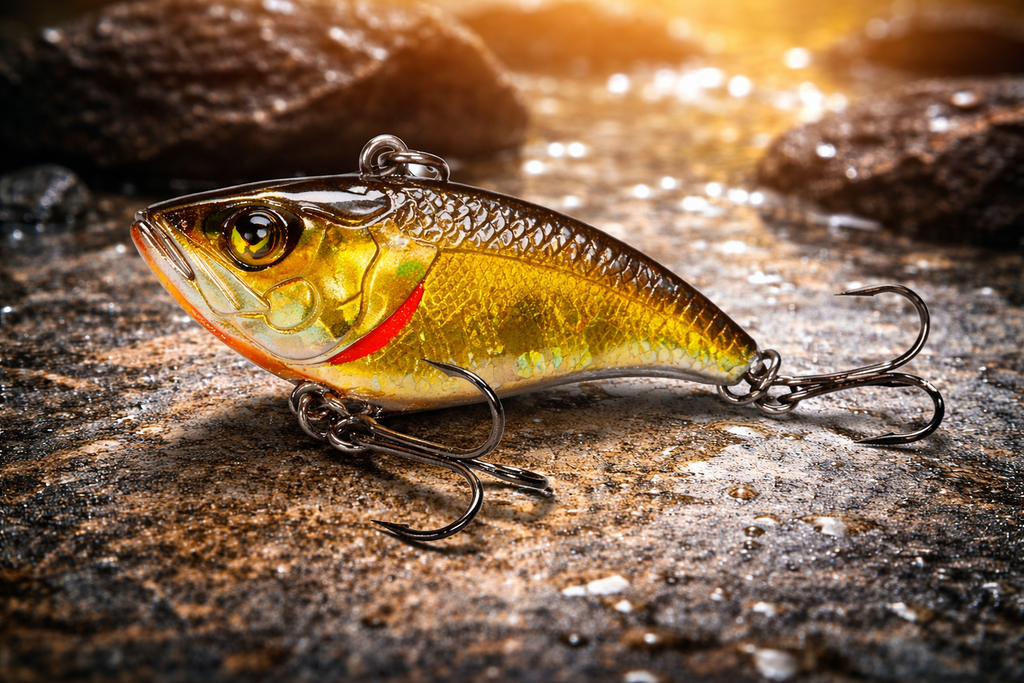 MACH BAITS SLACK JAW Lipless Crankbait 1/2 oz Spring Craw Bass Fishing Lure  - New
